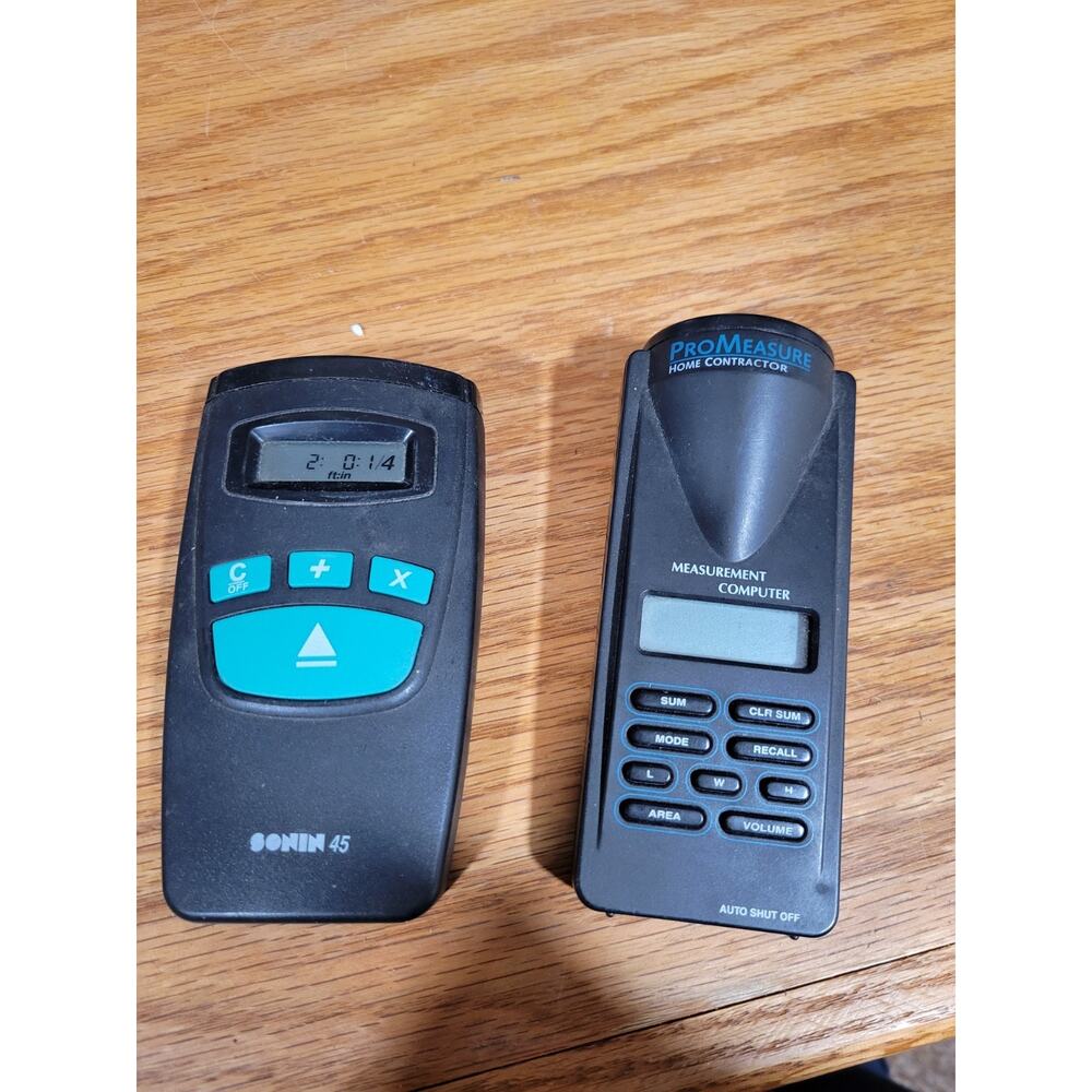 Pair Sonin and Pro measure Multi-Measuring Electronic devices